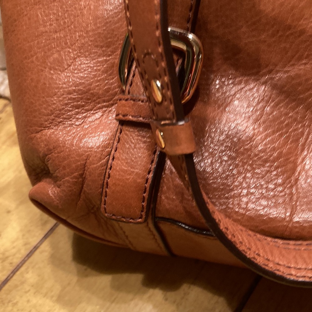 Etienne Aigner leather Tan Tote Bag - Picture 4 of 15